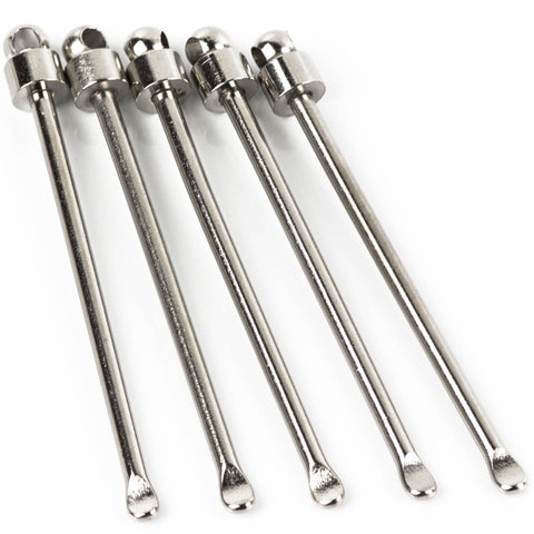 Keychain Stainless Steel Dab Tools 5-Pack